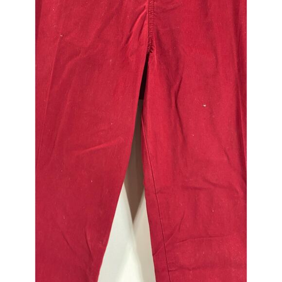 LACOSTE Men's Red Classic-Fit Straight-Leg Twill Chino Pant SZ 34 - Picture 7 of 14
